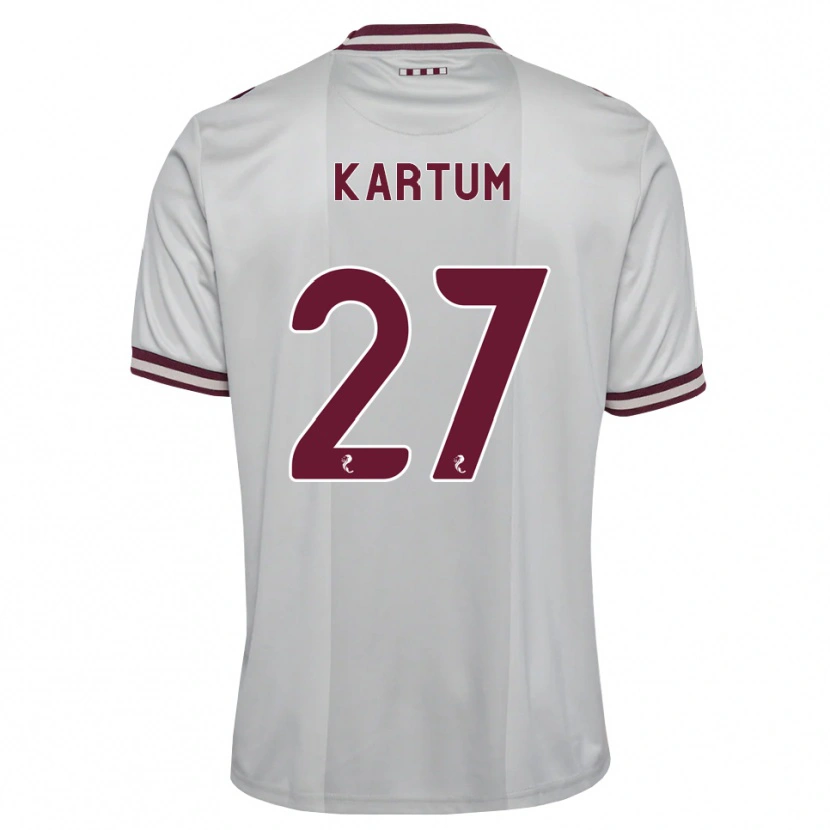 Danxen Women Sander Kartum #27 White Burgundy Away Jersey 2026/27 T-Shirt
