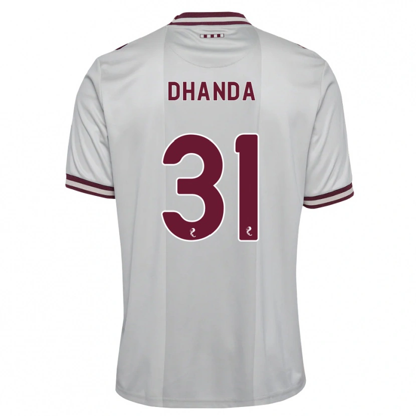 Danxen Women Yan Dhanda #31 White Burgundy Away Jersey 2026/27 T-Shirt