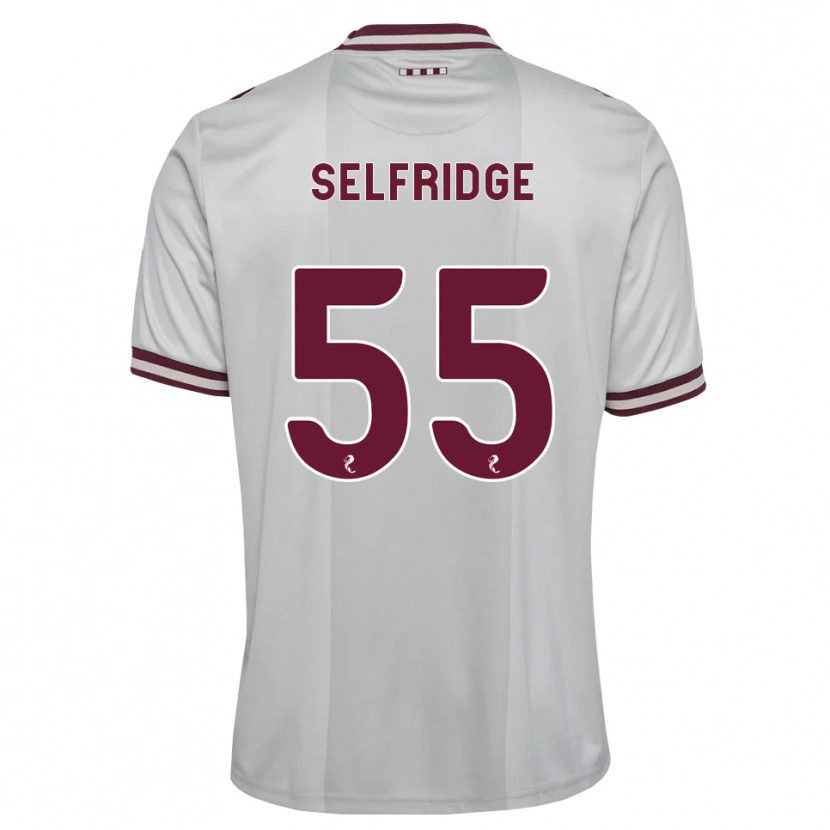 Danxen Women Louis Selfridge #55 White Burgundy Away Jersey 2026/27 T-Shirt