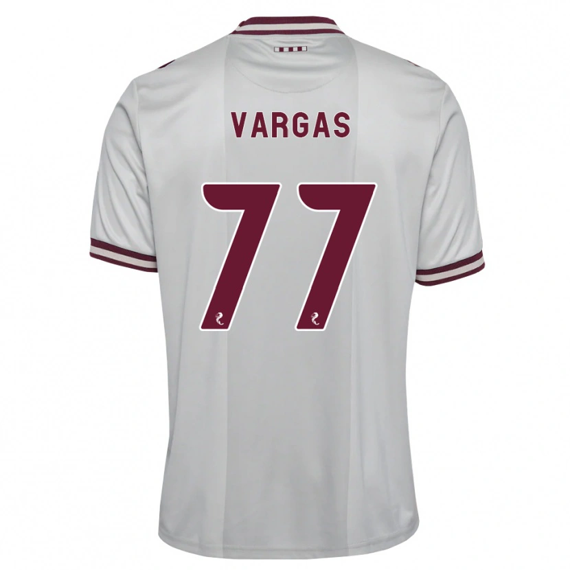 Danxen Women Kenneth Vargas #77 White Burgundy Away Jersey 2026/27 T-Shirt