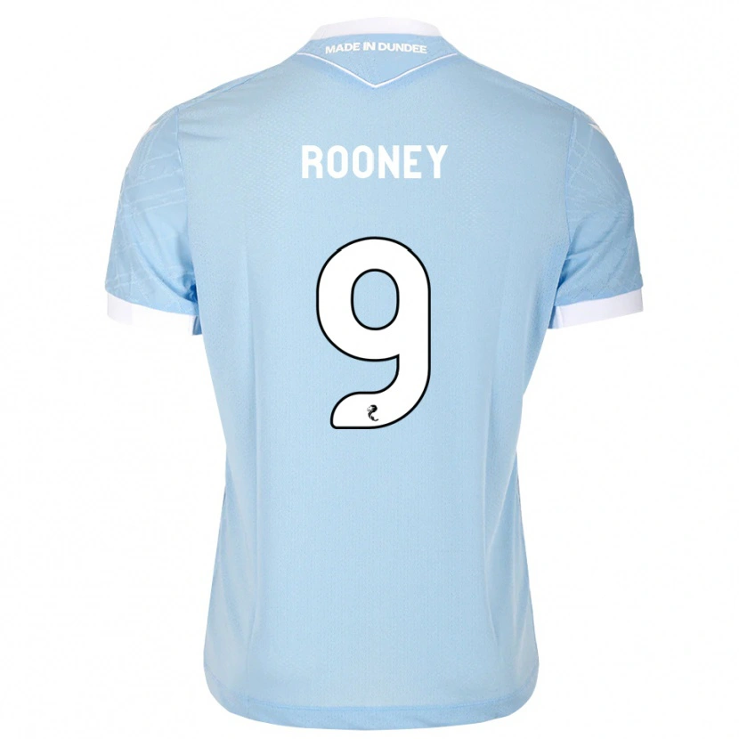 Danxen Women Chris Rooney #9 Lightsky Blue White Away Jersey 2026/27 T-Shirt