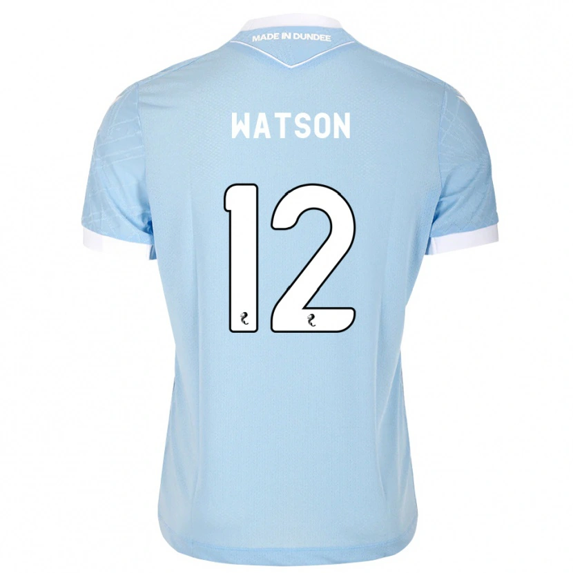 Danxen Women Johnny Watson #12 Lightsky Blue White Away Jersey 2026/27 T-Shirt