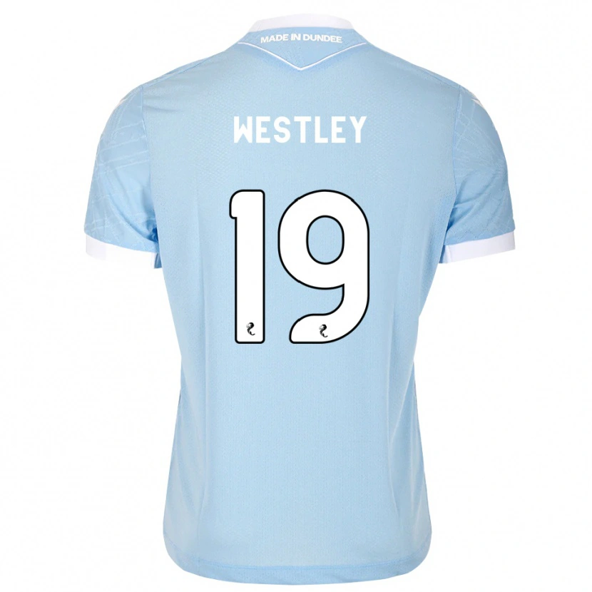 Danxen Women Joe Westley #19 Lightsky Blue White Away Jersey 2026/27 T-Shirt
