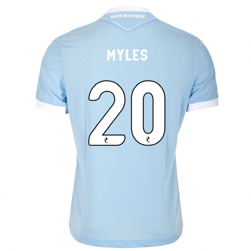 Danxen Women Logan Myles #20 Lightsky Blue White Away Jersey 2026/27 T-Shirt