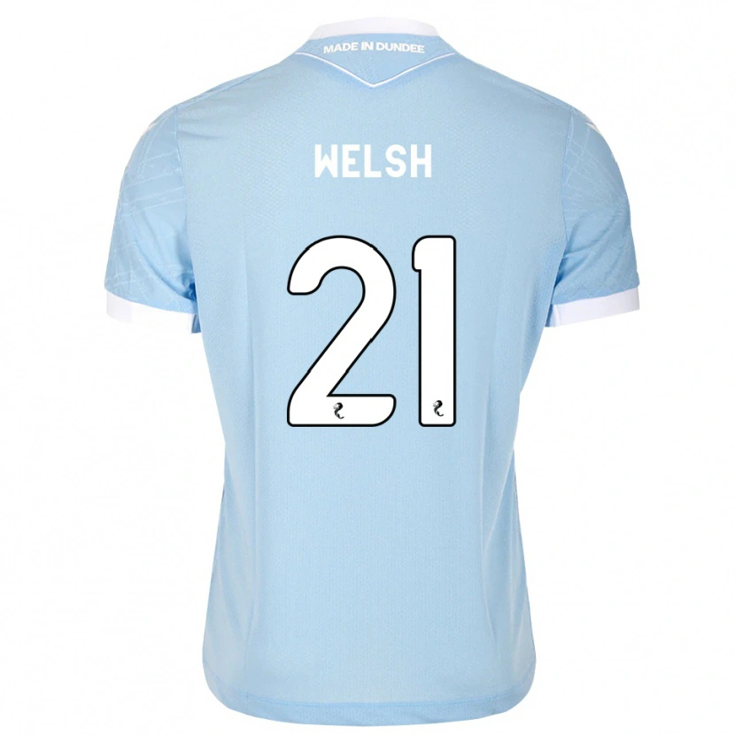 Danxen Women Tom Welsh #21 Lightsky Blue White Away Jersey 2026/27 T-Shirt