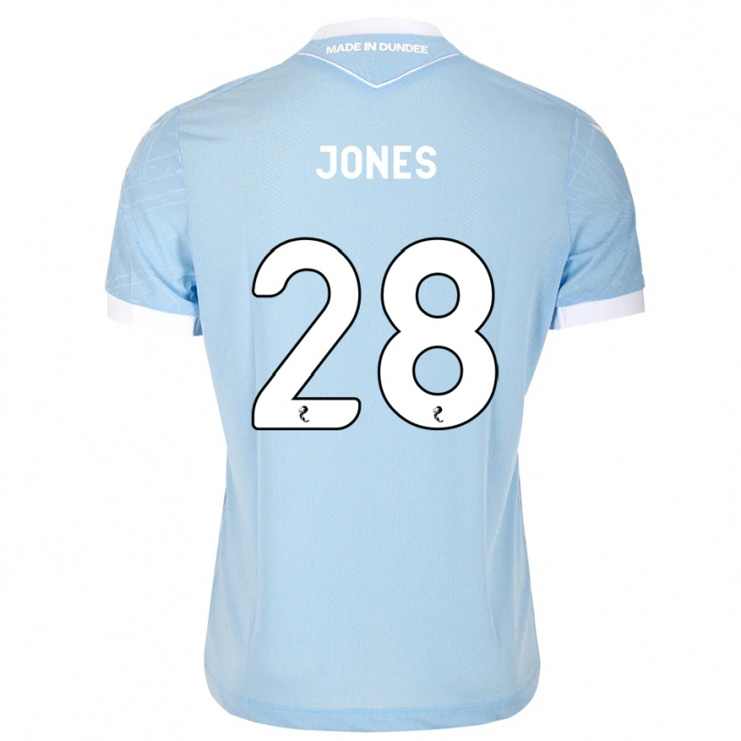 Danxen Women Callum Jones #28 Lightsky Blue White Away Jersey 2026/27 T-Shirt