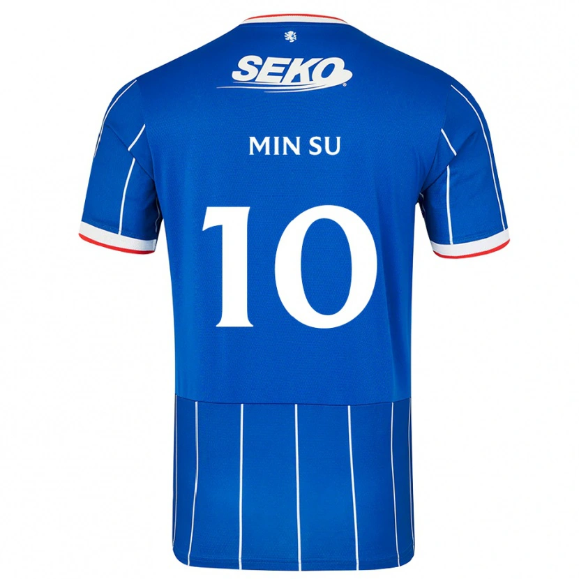 Danxen Women Min-Su Kim #10 Red Blue White Home Jersey 2026/27 T-Shirt