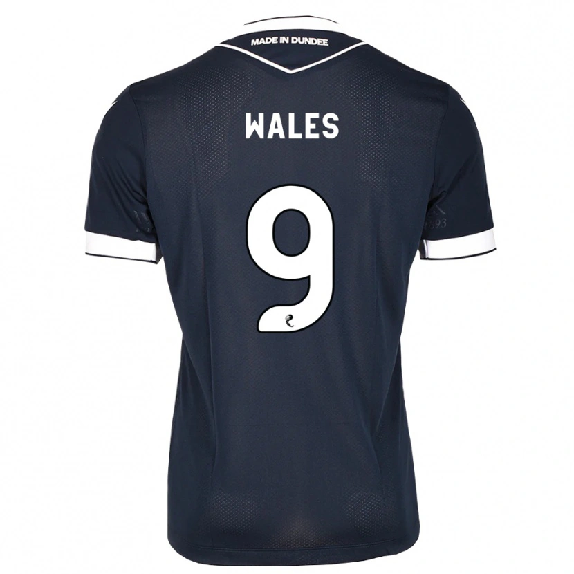 Danxen Women Bobby Wales #9 Midnightblue White Home Jersey 2026/27 T-Shirt