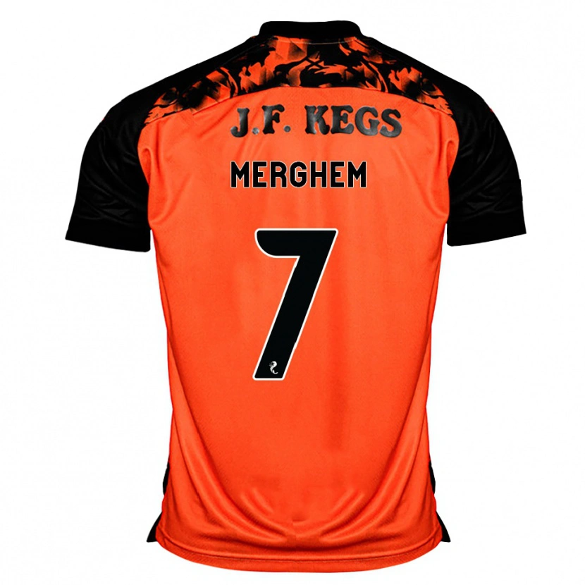 Danxen Kid Mehdi Merghem #7 Orange Black White Home Jersey 2026/27 T-Shirt
