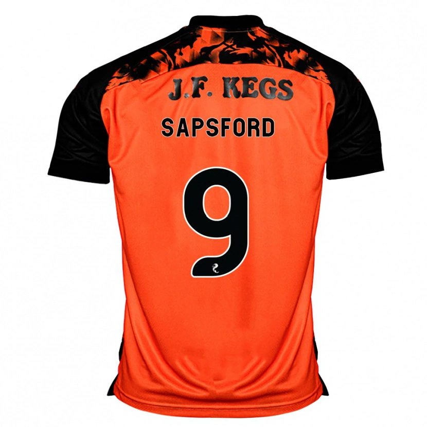 Danxen Kid Zachary Sapsford #9 Orange Black White Home Jersey 2026/27 T-Shirt