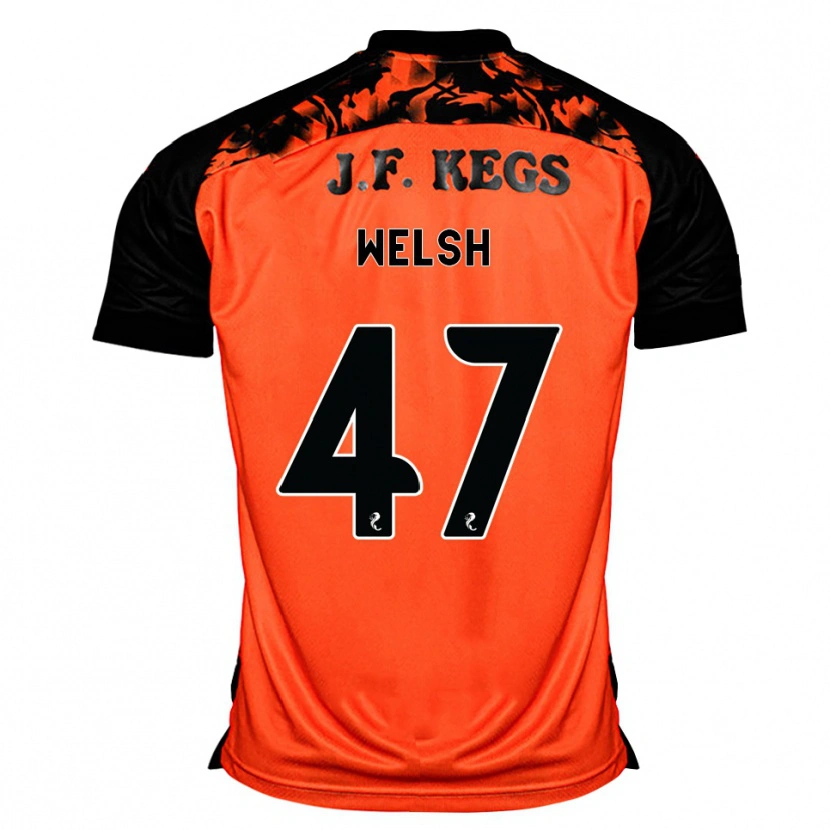 Danxen Kid Harry Welsh #47 Orange Black White Home Jersey 2026/27 T-Shirt
