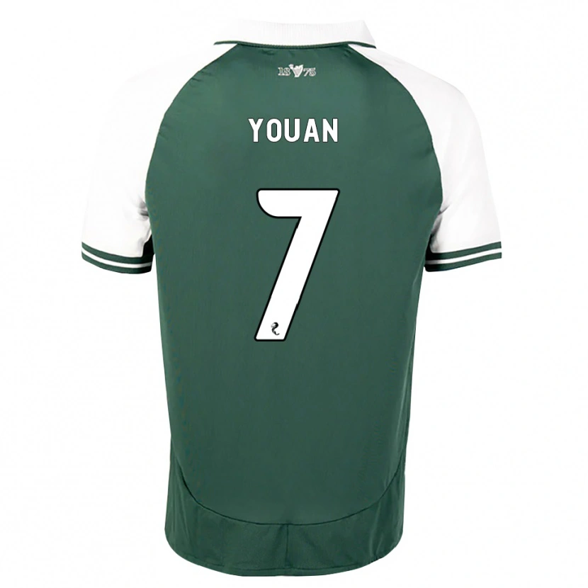 Danxen Kid Élie Youan #7 Seagreen White Home Jersey 2026/27 T-Shirt