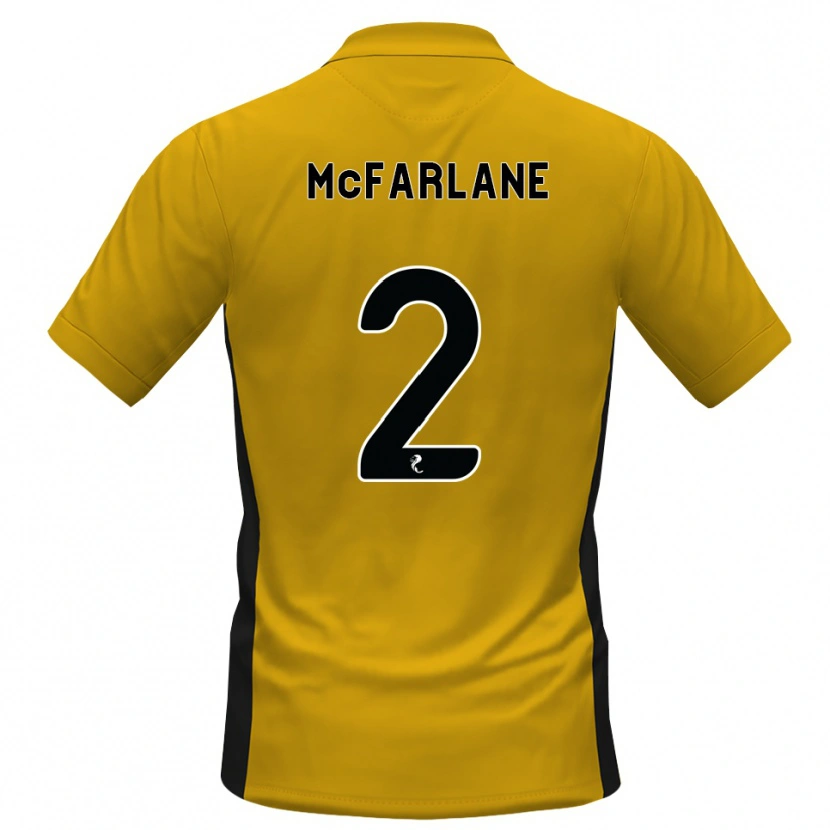 Danxen Kid Jay Mcfarlane-Letham #2 Orange Black Home Jersey 2026/27 T-Shirt