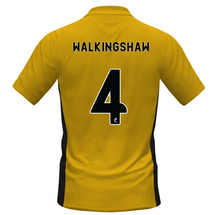 Danxen Kid Rachel Walkingshaw #4 Orange Black Home Jersey 2026/27 T-Shirt