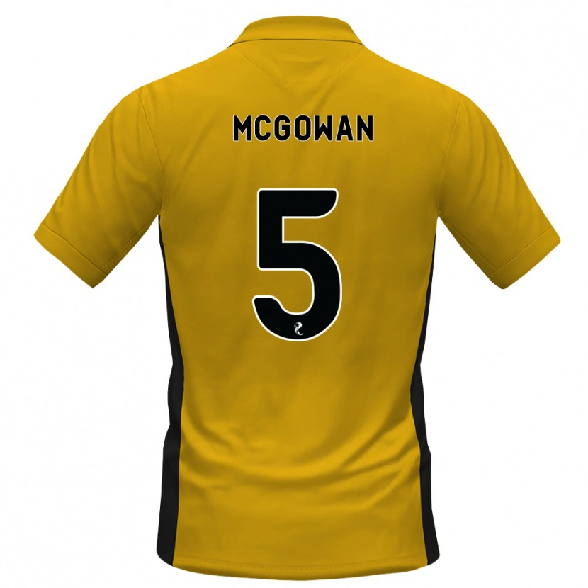 Danxen Kid Ryan Mcgowan #5 Orange Black Home Jersey 2026/27 T-Shirt
