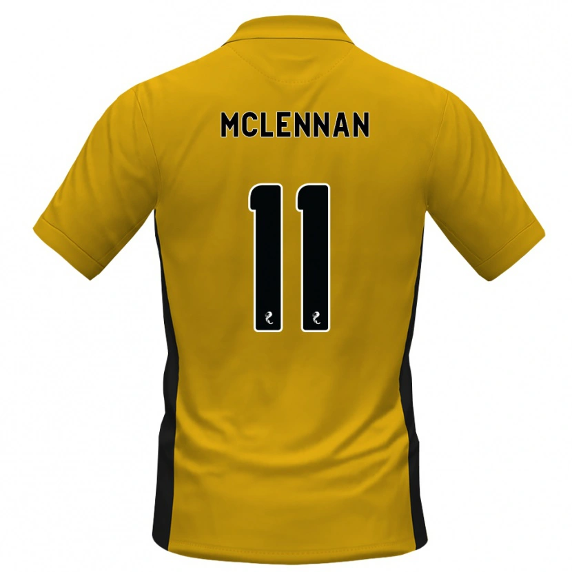 Danxen Kid Connor Mclennan #11 Orange Black Home Jersey 2026/27 T-Shirt