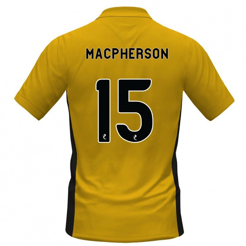 Danxen Kid Cammy Macpherson #15 Orange Black Home Jersey 2026/27 T-Shirt