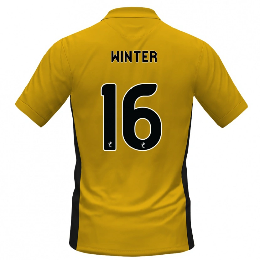 Danxen Kid Andy Winter #16 Orange Black Home Jersey 2026/27 T-Shirt