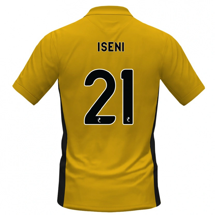 Danxen Kid Besir Iseni #21 Orange Black Home Jersey 2026/27 T-Shirt