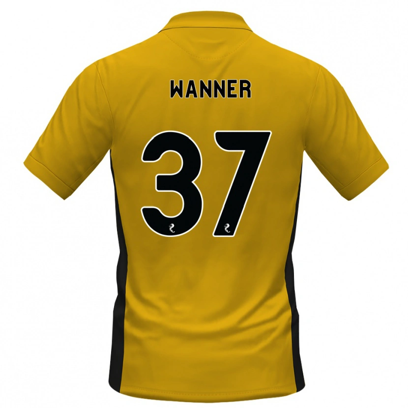 Danxen Kid Jannik Wanner #37 Orange Black Home Jersey 2026/27 T-Shirt