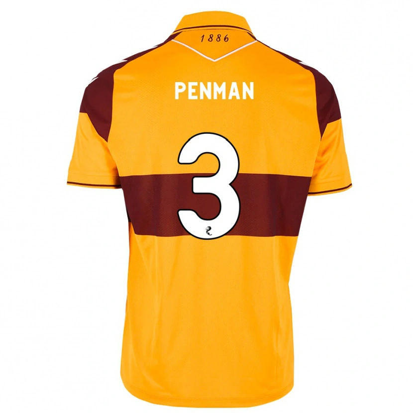 Danxen Kid Jenna Penman #3 Maroon Orange Home Jersey 2026/27 T-Shirt