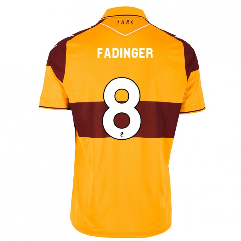 Danxen Kid Lukas Fadinger #8 Maroon Orange Home Jersey 2026/27 T-Shirt
