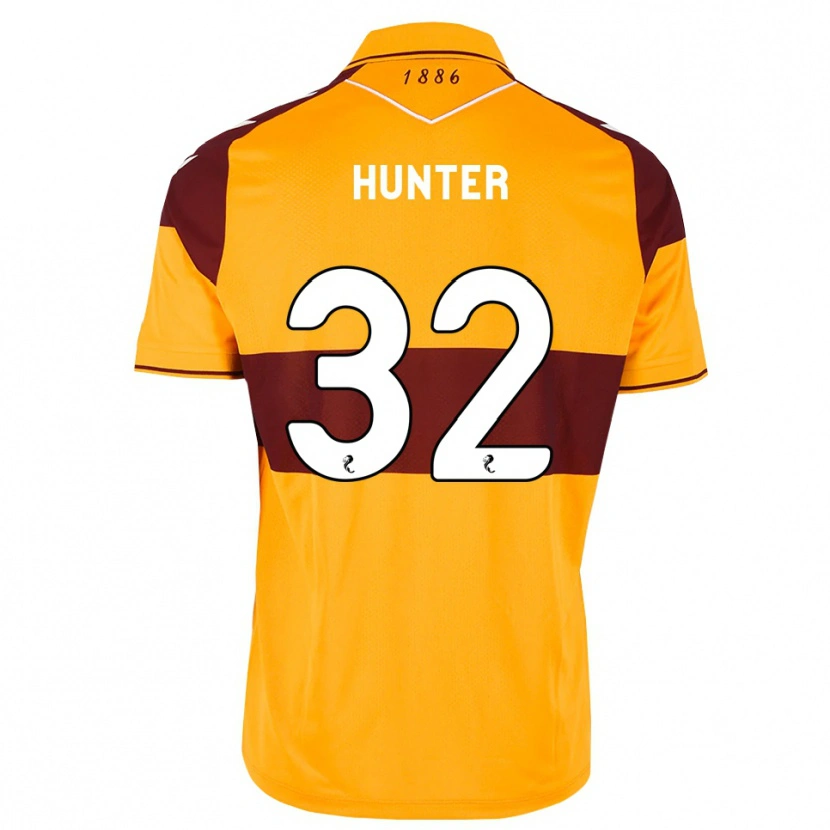 Danxen Kid Robbie Hunter #32 Maroon Orange Home Jersey 2026/27 T-Shirt