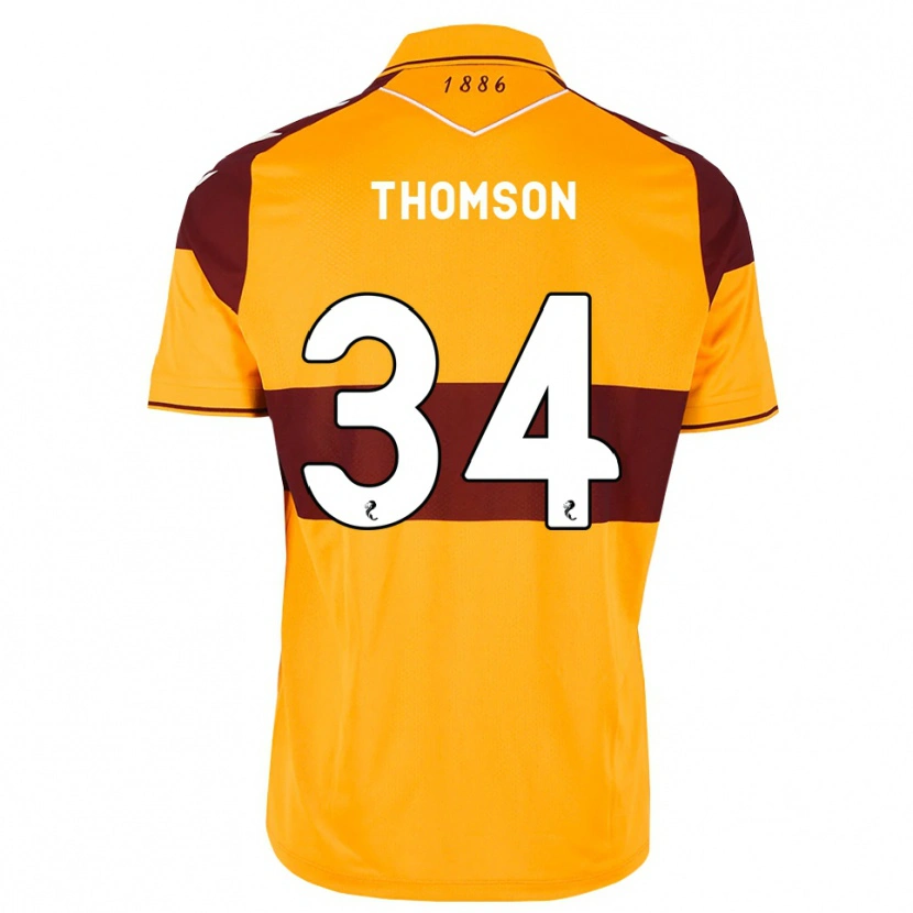 Danxen Kid Aaron Thomson #34 Maroon Orange Home Jersey 2026/27 T-Shirt