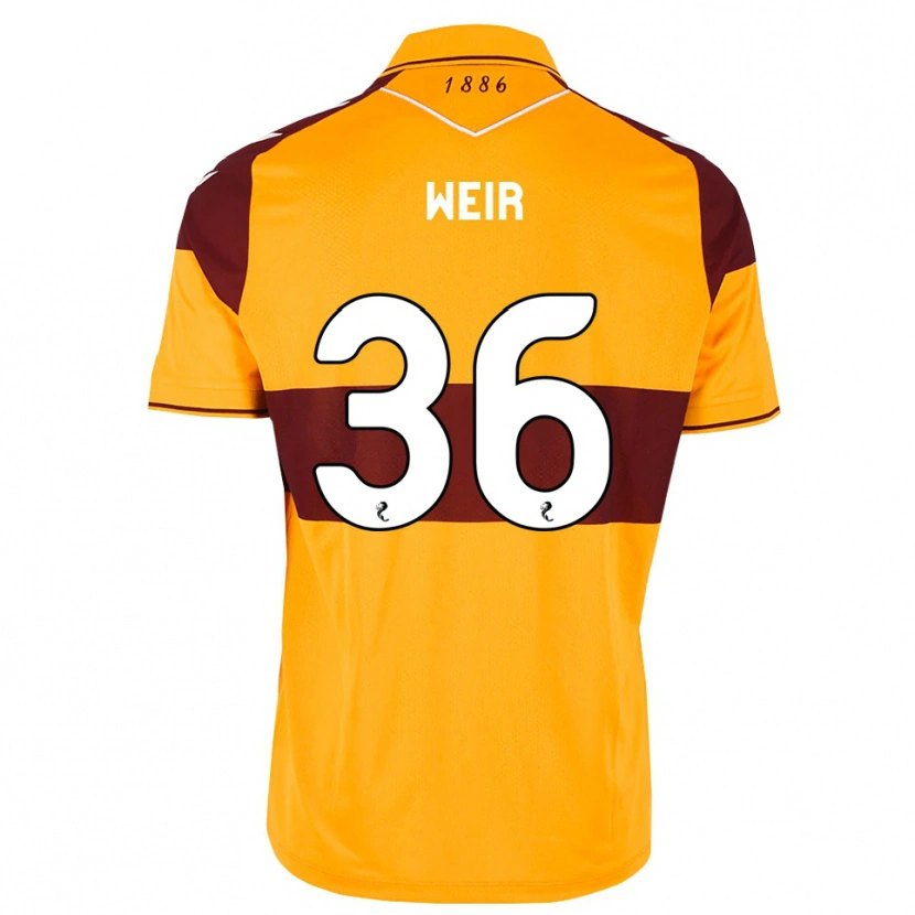 Danxen Kid Lucas Weir #36 Maroon Orange Home Jersey 2026/27 T-Shirt