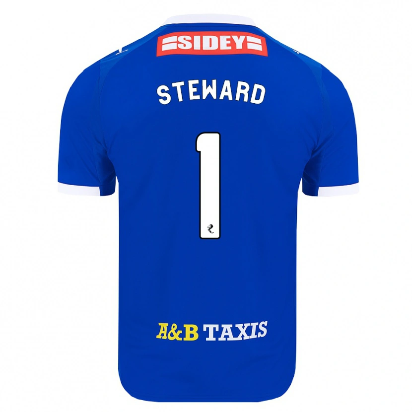 Danxen Kid Toby Steward #1 Blue Red Yellow Home Jersey 2026/27 T-Shirt