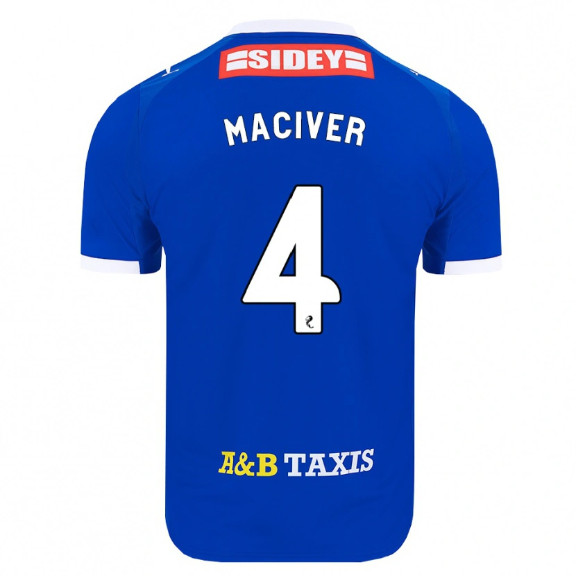 Danxen Kid Ellie Maciver #4 Blue Red Yellow Home Jersey 2026/27 T-Shirt