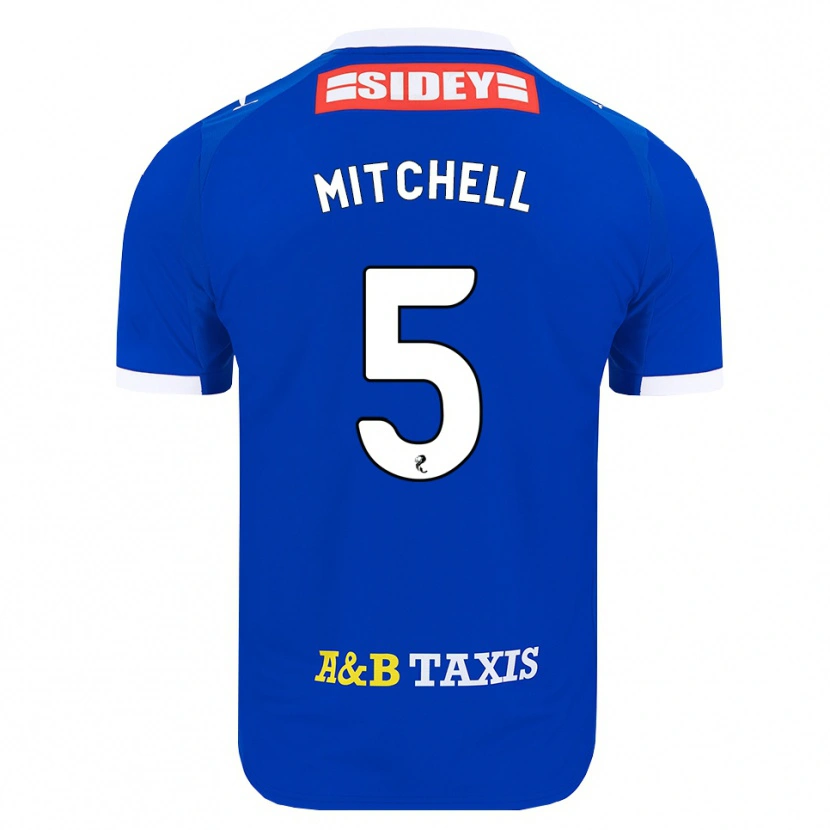 Danxen Kid Zach Mitchell #5 Blue Red Yellow Home Jersey 2026/27 T-Shirt