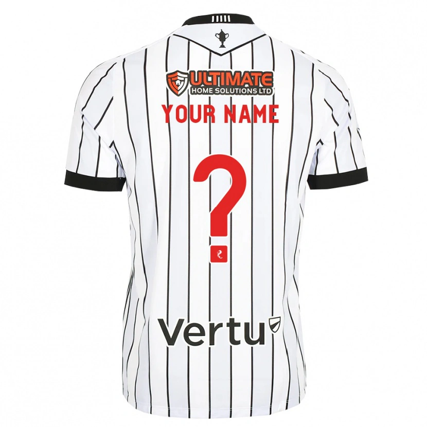 Danxen Kid Your Name #0 White Black Red Home Jersey 2026/27 T-Shirt