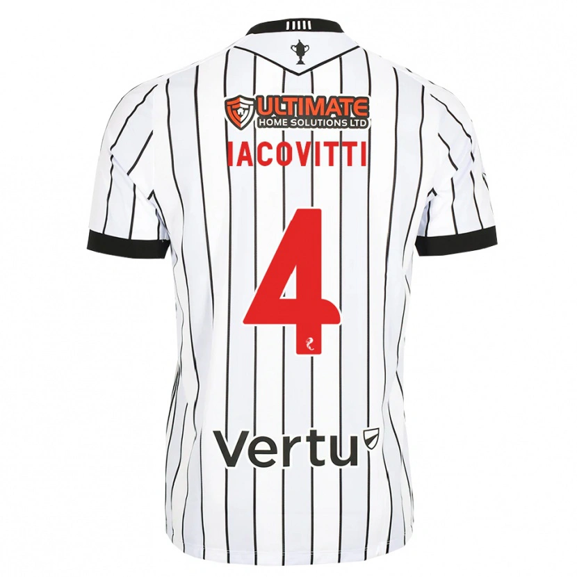 Danxen Kid Alex Iacovitti #4 White Black Red Home Jersey 2026/27 T-Shirt