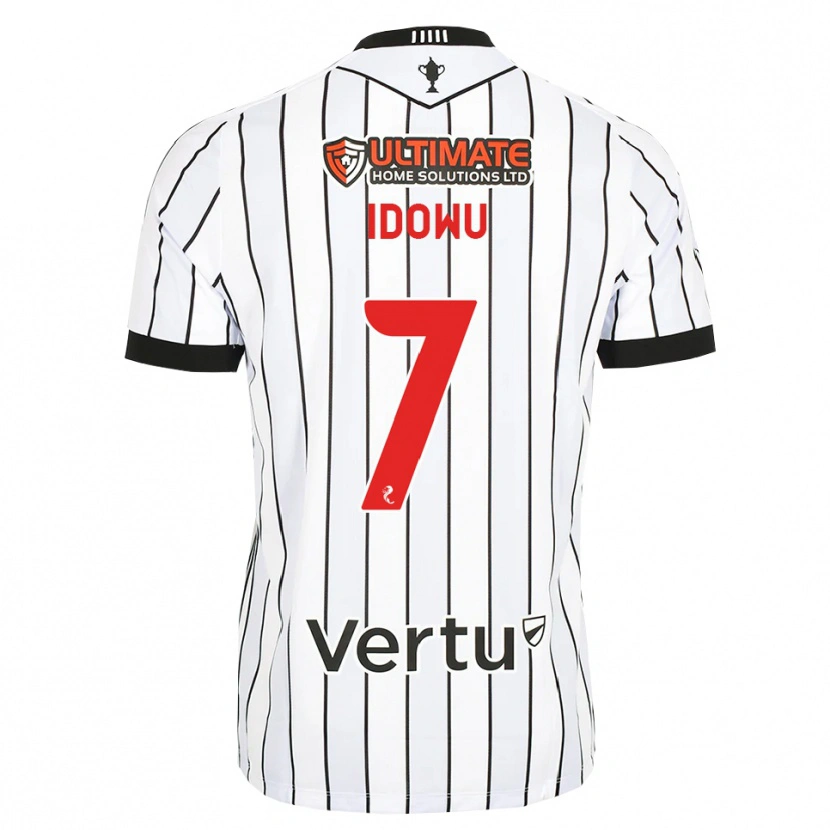 Danxen Kid Roland Idowu #7 White Black Red Home Jersey 2026/27 T-Shirt