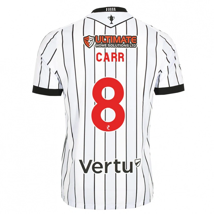 Danxen Kid Ryan Carr #8 White Black Red Home Jersey 2026/27 T-Shirt