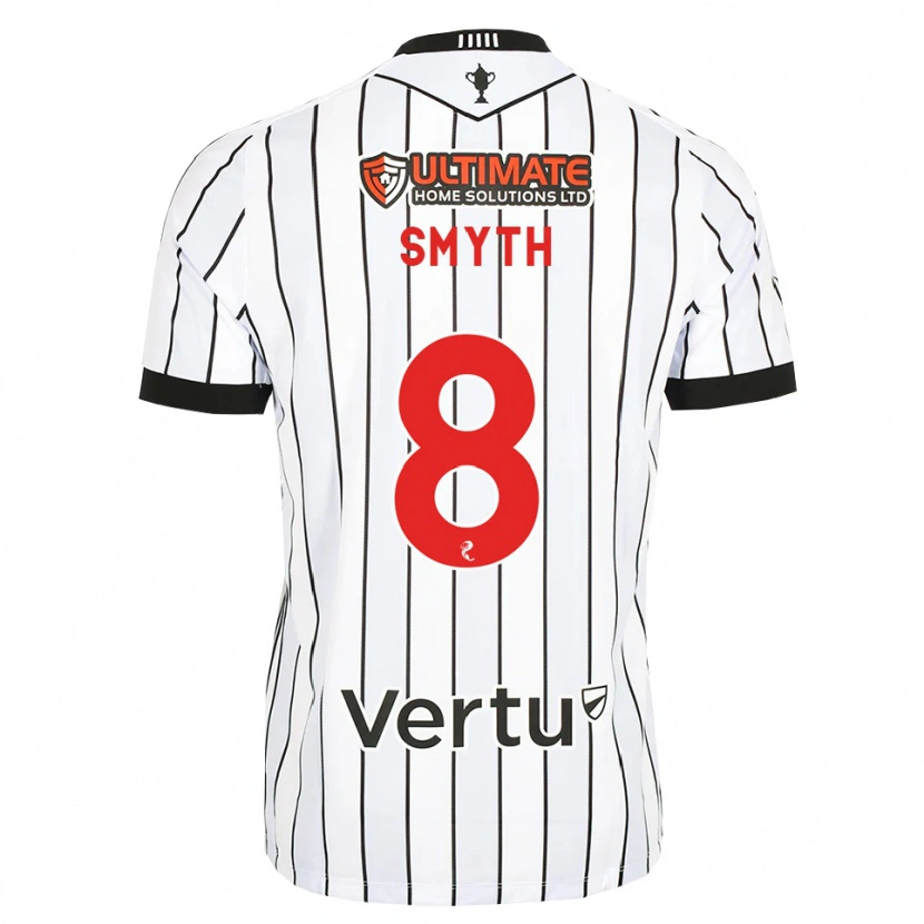 Danxen Kid Oisin Smyth #8 White Black Red Home Jersey 2026/27 T-Shirt