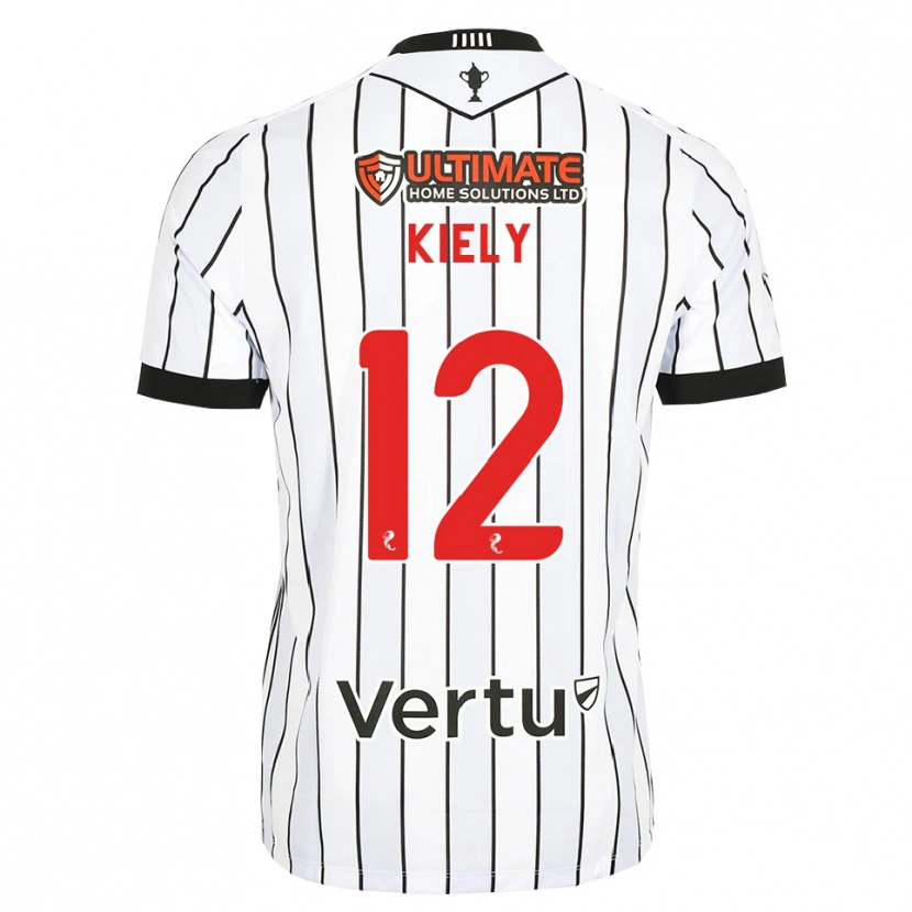 Danxen Kid Noel Kiely #12 White Black Red Home Jersey 2026/27 T-Shirt
