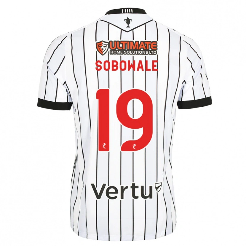 Danxen Kid Tunmise Sobowale #19 White Black Red Home Jersey 2026/27 T-Shirt