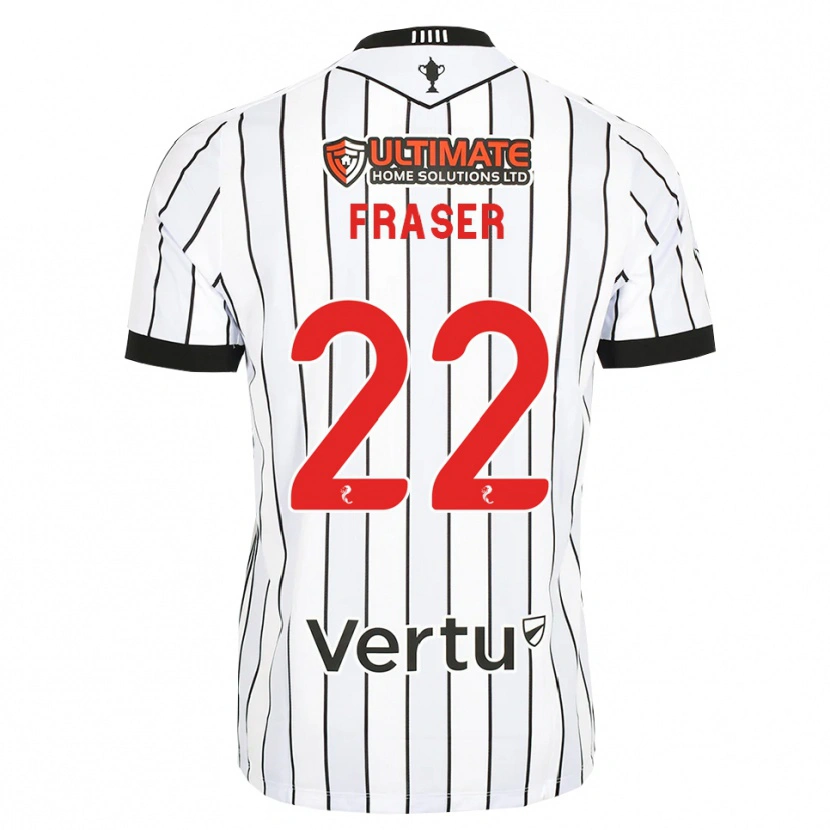 Danxen Kid Marcus Fraser #22 White Black Red Home Jersey 2026/27 T-Shirt