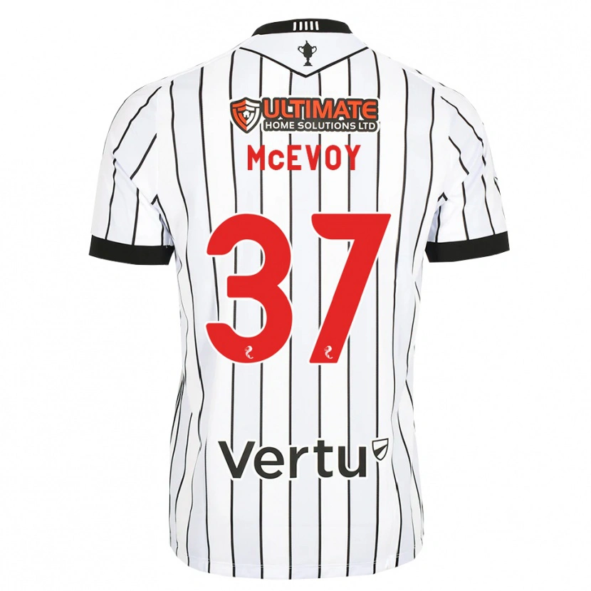 Danxen Kid Carrick Mcevoy #37 White Black Red Home Jersey 2026/27 T-Shirt
