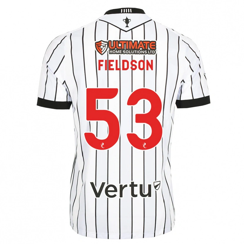 Danxen Kid Henry Fieldson #53 White Black Red Home Jersey 2026/27 T-Shirt