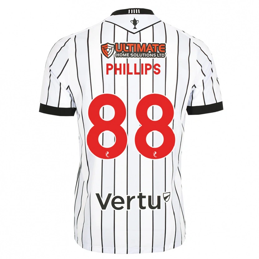 Danxen Kid Killian Phillips #88 White Black Red Home Jersey 2026/27 T-Shirt