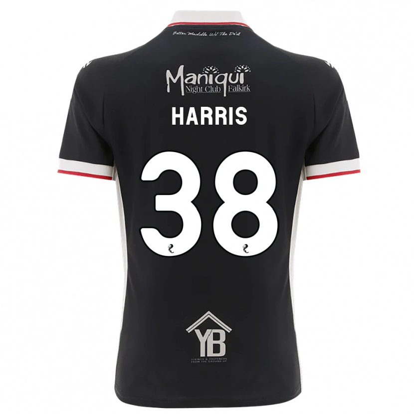 Danxen Kid Leo Harris #38 Black White Red Home Jersey 2026/27 T-Shirt