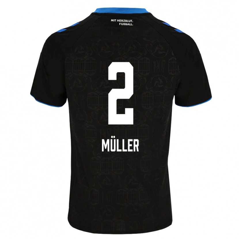 Danxen Kid Ruben Müller #2 Black White Red Home Jersey 2026/27 T-Shirt