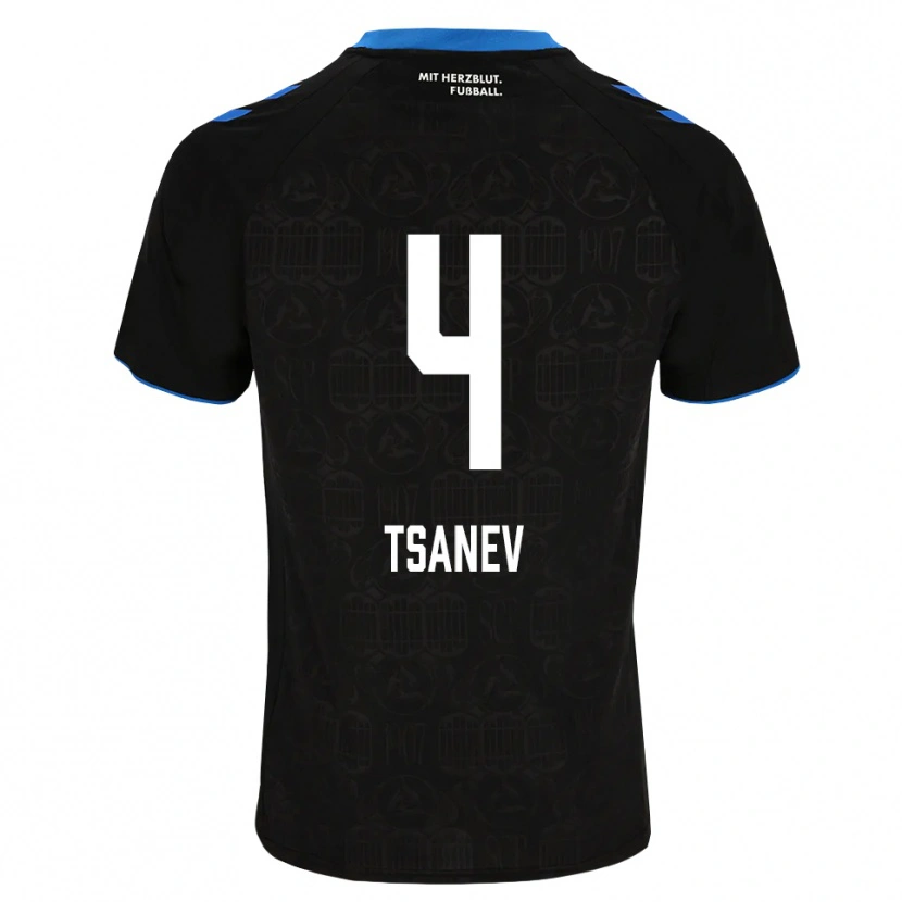 Danxen Kid Simeon Tsanev #4 Black White Red Home Jersey 2026/27 T-Shirt