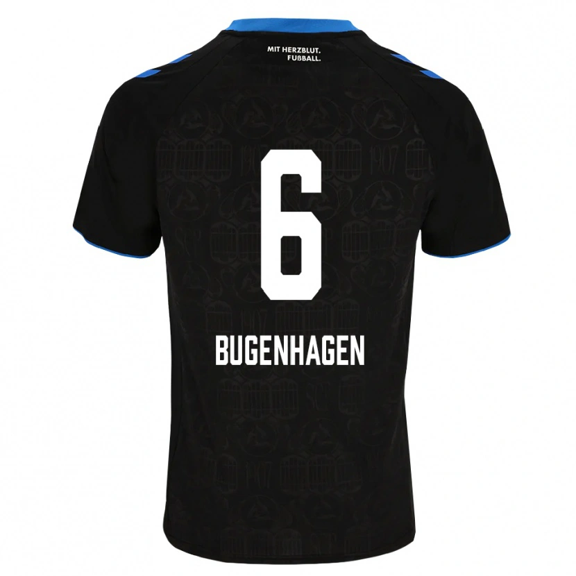Danxen Kid Julius Bugenhagen #6 Black White Red Home Jersey 2026/27 T-Shirt