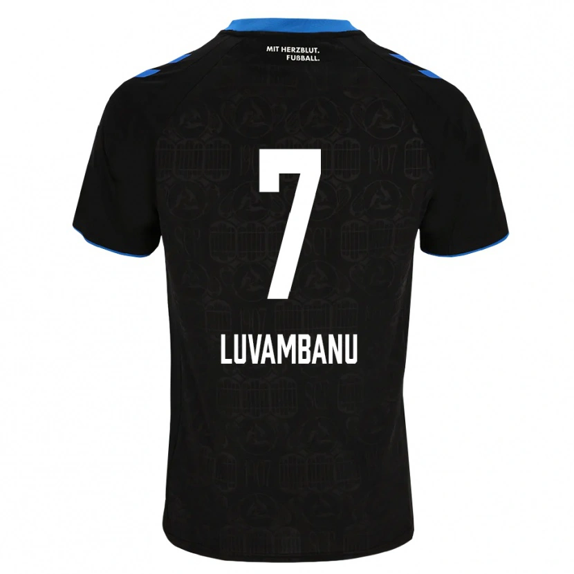 Danxen Kid Danell Luvambanu #7 Black White Red Home Jersey 2026/27 T-Shirt