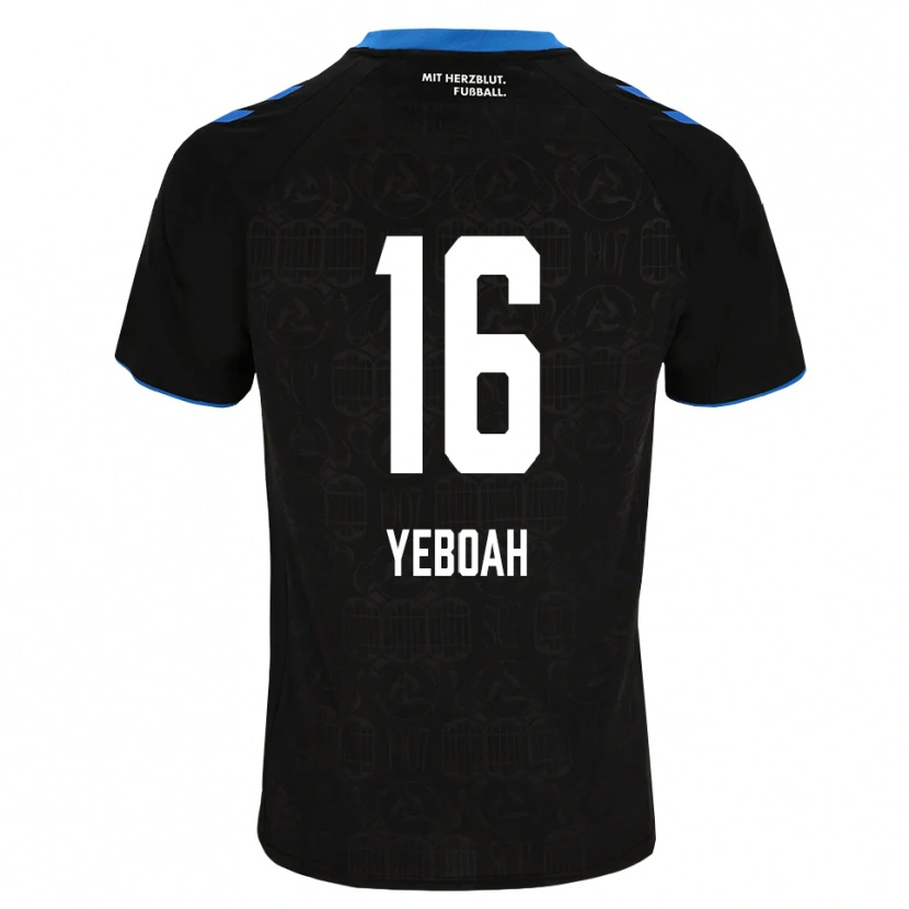 Danxen Kid Isaaq Yeboah #16 Black White Red Home Jersey 2026/27 T-Shirt