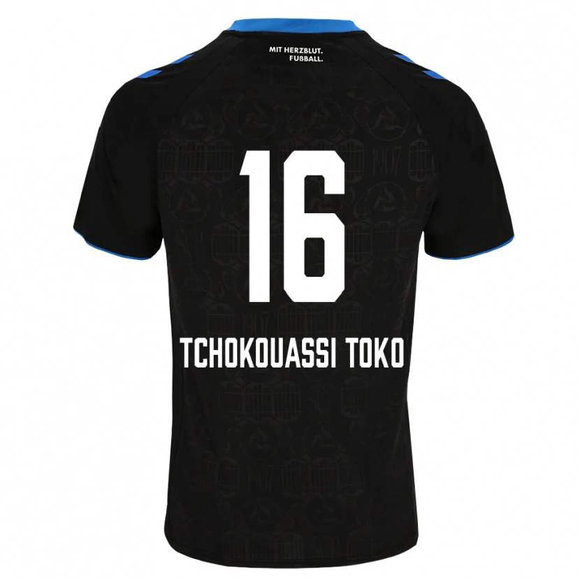 Danxen Kid Daryl Tchokouassi Toko #16 Black White Red Home Jersey 2026/27 T-Shirt